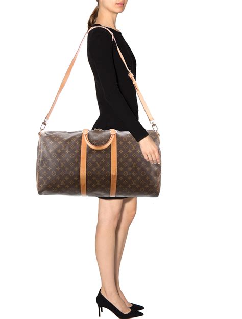 louis vuitton black bandouliere|louis vuitton keepall bandouliere monogram.